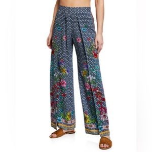 Johnny Was Dolce Dream Printed Split-Leg Coverup Pants